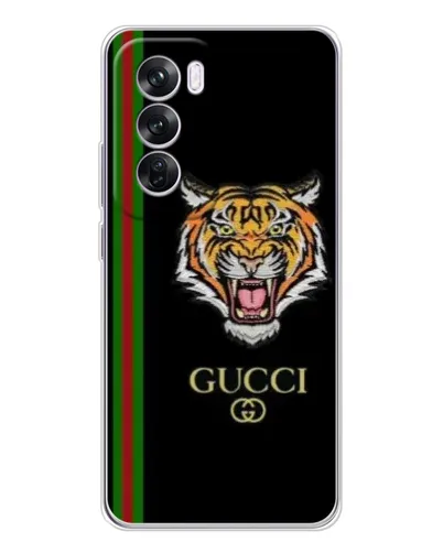 Чехол для OPPO Reno 12 Pro с картинкой «Тигр Gucci»