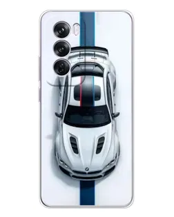 Чохол для OPPO Reno 12 Pro з картинкою «Вид зверху — BMW M»