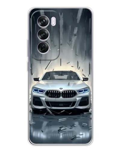 Чехол для OPPO Reno 12 Pro с картинкой «BMW в свете фар» Чехол для OPPO Reno 12 Pro с картинкой «BMW в свете фар»