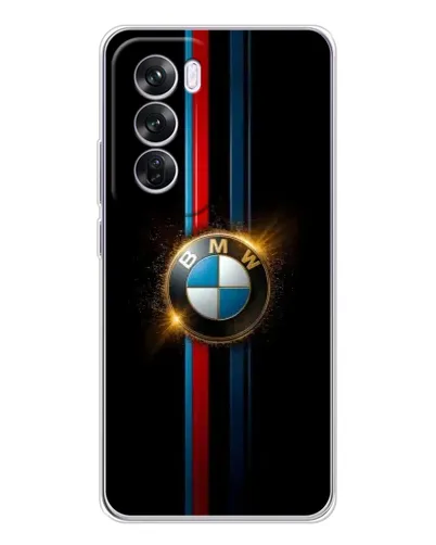 Чехол для OPPO Reno 12 Pro с картинкой «BMW M-Power неон» Чехол для OPPO Reno 12 Pro с картинкой «BMW M-Power неон»