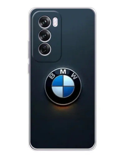 Чехол для OPPO Reno 12 Pro с картинкой «Логотип BMW — минимализм» Чехол для OPPO Reno 12 Pro с картинкой «Логотип BMW — минимализм»