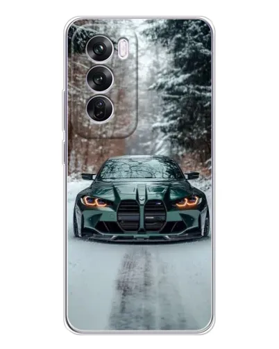 Чехол для OPPO Reno 12 Pro с картинкой «BMW в зимнем лесу» Чехол для OPPO Reno 12 Pro с картинкой «BMW в зимнем лесу»