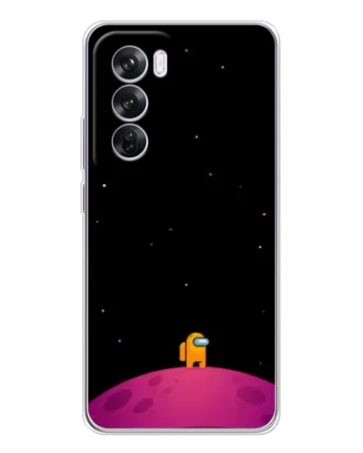 Чехол для OPPO Reno 12 Pro с картинкой «Одинокий герой на планете» Чехол для OPPO Reno 12 Pro с картинкой «Одинокий герой на планете»