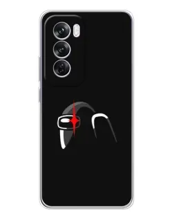 Чехол для OPPO Reno 12 Pro с картинкой «Among Us шлем» Чехол для OPPO Reno 12 Pro с картинкой «Among Us шлем»