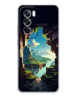 Чохол для OPPO Reno 12 Pro з картинкою «Вид з печери» Чохол для OPPO Reno 12 Pro з картинкою «Вид з печери»