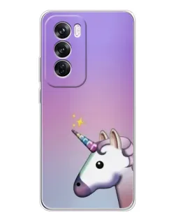 Чехол для OPPO Reno 12 Pro с картинкой «Единорог градиент» Чехол для OPPO Reno 12 Pro с картинкой «Единорог градиент»