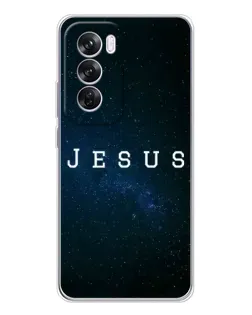 Чехол для OPPO Reno 12 Pro с картинкой «Звездное небо Jesus»