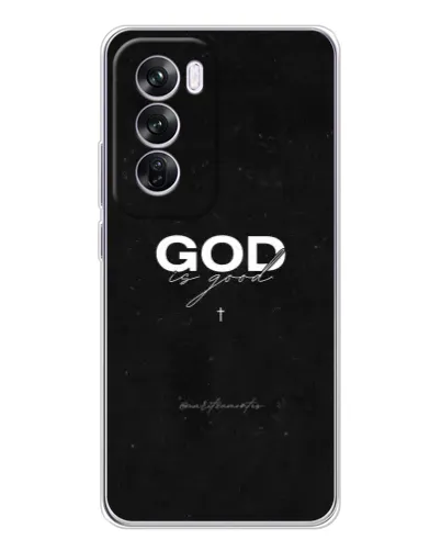 Чехол для OPPO Reno 12 Pro с картинкой «GOD — Бог над всем» Чехол для OPPO Reno 12 Pro с картинкой «GOD — Бог над всем»