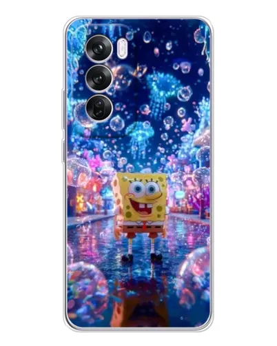 Чехол для OPPO Reno 12 Pro с картинкой «Неоновый океан»
