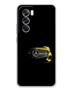 Чехол для OPPO Reno 12 Pro с картинкой «Mercedes — ретро стиль»