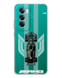 Чехол для OPPO Reno 12 Pro с картинкой «Mercedes AMG Petronas»