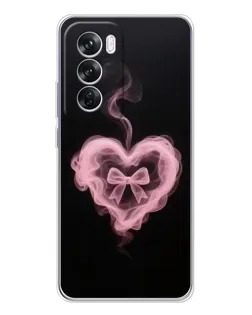 Чехол для OPPO Reno 12 Pro с картинкой «Дымчатое сердце»