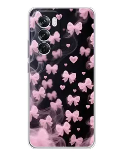 Чехол для OPPO Reno 12 Pro с картинкой «Неоновое кружево»