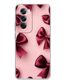 Чехол для OPPO Reno 12 Pro с картинкой «Бордовый атлас»