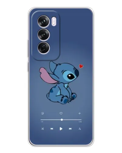 Чехол для OPPO Reno 12 Pro с картинкой «Музыкальный Stitch» Чехол для OPPO Reno 12 Pro с картинкой «Музыкальный Stitch»