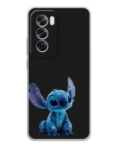 Чехол для OPPO Reno 12 Pro с картинкой «Стич на черном» Чехол для OPPO Reno 12 Pro с картинкой «Стич на черном»