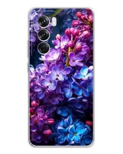 Чехол для OPPO Reno 12 Pro с картинкой «Сиреневый цвет»