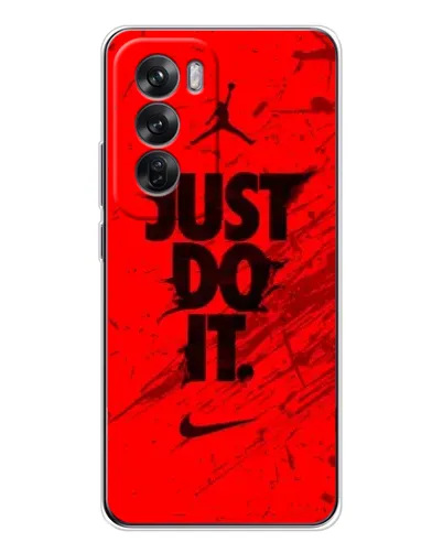 Чехол для OPPO Reno 12 с картинкой «Nike Just Do It»