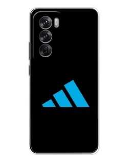 Чохол для OPPO Reno 12 з картинкою «Adidas Cyan Logo» Чохол для OPPO Reno 12 з картинкою «Adidas Cyan Logo»