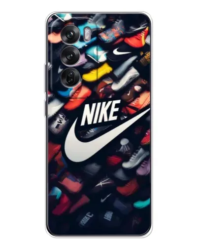 Чехол для OPPO Reno 12 с картинкой «Коллекция кроссовок Nike» Чехол для OPPO Reno 12 с картинкой «Коллекция кроссовок Nike»