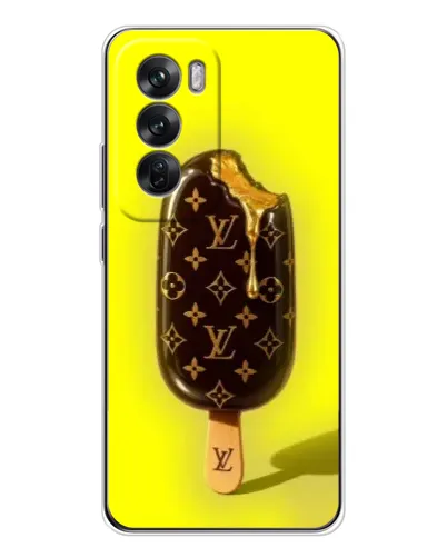 Чехол для OPPO Reno 12 с картинкой «Мороженое от LV» Чехол для OPPO Reno 12 с картинкой «Мороженое от LV»