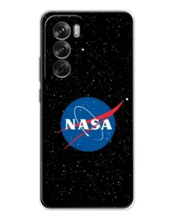 Чехол для OPPO Reno 12 с картинкой «NASA — звездное небо»