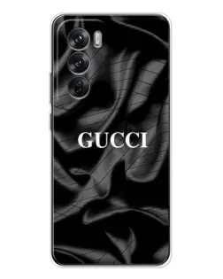 Чехол для OPPO Reno 12 с картинкой «Gucci — шелковые волны» Чехол для OPPO Reno 12 с картинкой «Gucci — шелковые волны»