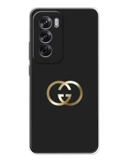 Чехол для OPPO Reno 12 с картинкой «Минимализм Gucci»