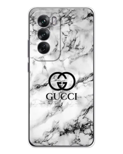 Чехол для OPPO Reno 12 с картинкой «Gucci — мраморный шик» Чехол для OPPO Reno 12 с картинкой «Gucci — мраморный шик»