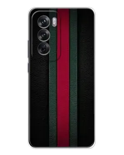 Чехол для OPPO Reno 12 с картинкой «Gucci — неоновая линия»