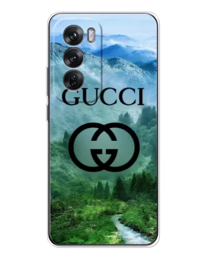 Чехол для OPPO Reno 12 с картинкой «Gucci — горный пейзаж» Чехол для OPPO Reno 12 с картинкой «Gucci — горный пейзаж»