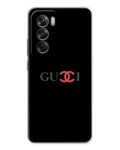 Чехол для OPPO Reno 12 с картинкой «Gucci — красный градиент» Чехол для OPPO Reno 12 с картинкой «Gucci — красный градиент»