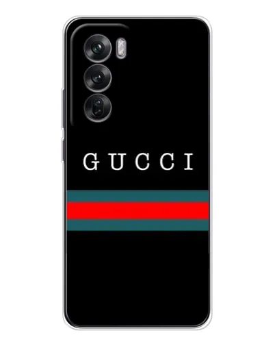 Чехол для OPPO Reno 12 с картинкой «Gucci — красный пояс» Чехол для OPPO Reno 12 с картинкой «Gucci — красный пояс»