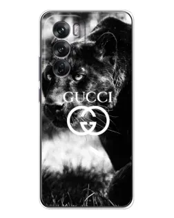 Чехол для OPPO Reno 12 с картинкой «Gucci — дикая природа»