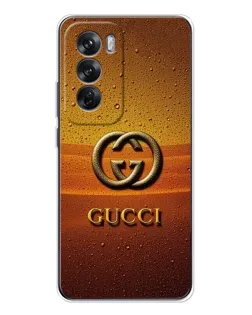 Чехол для OPPO Reno 12 с картинкой «Gucci — солнечный градиент»
