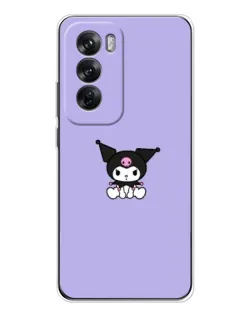 Чехол для OPPO Reno 12 с картинкой «Kuromi — фиолетовый минимализм» Чехол для OPPO Reno 12 с картинкой «Kuromi — фиолетовый минимализм»