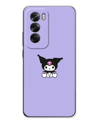 Чехол для OPPO Reno 12 с картинкой «Kuromi — фиолетовый минимализм» Чехол для OPPO Reno 12 с картинкой «Kuromi — фиолетовый минимализм»