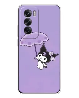 Чехол для OPPO Reno 12 с картинкой «Kuromi с зонтиком» Чехол для OPPO Reno 12 с картинкой «Kuromi с зонтиком»