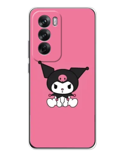 Чехол для OPPO Reno 12 с картинкой «Хмурая Kuromi» Чехол для OPPO Reno 12 с картинкой «Хмурая Kuromi»