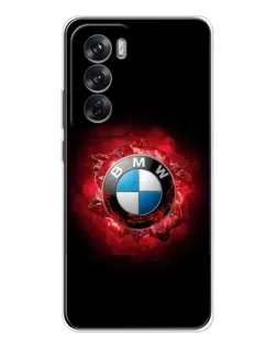 Чехол для OPPO Reno 12 с картинкой «Логотип BMW — вспышка» Чехол для OPPO Reno 12 с картинкой «Логотип BMW — вспышка»
