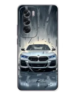 Чехол для OPPO Reno 12 с картинкой «BMW в свете фар» Чехол для OPPO Reno 12 с картинкой «BMW в свете фар»