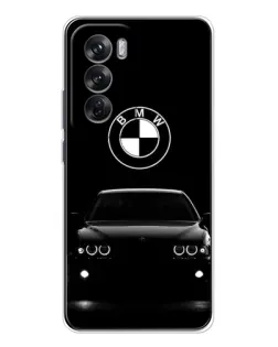 Чехол для OPPO Reno 12 с картинкой «BMW — взгляд из темноты» Чехол для OPPO Reno 12 с картинкой «BMW — взгляд из темноты»