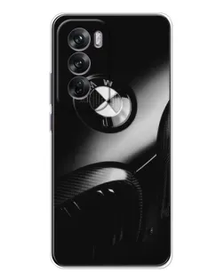 Чехол для OPPO Reno 12 с картинкой «Эмблема BMW — макро» Чехол для OPPO Reno 12 с картинкой «Эмблема BMW — макро»