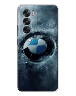 Чехол для OPPO Reno 12 с картинкой «Логотип BMW — лед» Чехол для OPPO Reno 12 с картинкой «Логотип BMW — лед»