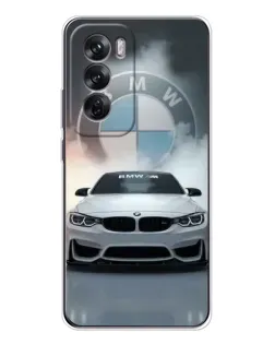 Чехол для OPPO Reno 12 с картинкой «BMW в белом дыму» Чехол для OPPO Reno 12 с картинкой «BMW в белом дыму»