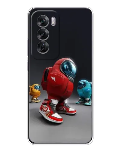 Чехол для OPPO Reno 12 с картинкой «Among Us — 3D стиль» Чехол для OPPO Reno 12 с картинкой «Among Us — 3D стиль»