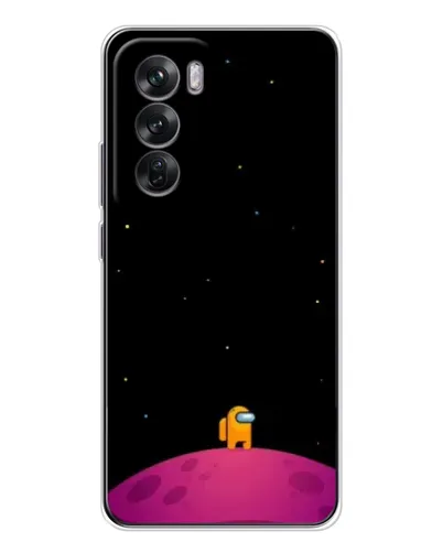 Чехол для OPPO Reno 12 с картинкой «Одинокий герой на планете» Чехол для OPPO Reno 12 с картинкой «Одинокий герой на планете»