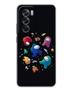 Чехол для OPPO Reno 12 с картинкой «Among Us космос» Чехол для OPPO Reno 12 с картинкой «Among Us космос»