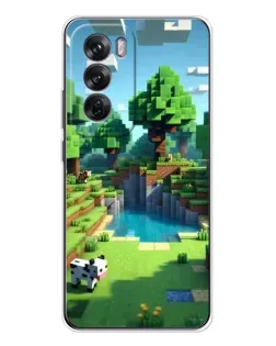 Чехол для OPPO Reno 12 с картинкой «Minecraft летний день» Чехол для OPPO Reno 12 с картинкой «Minecraft летний день»