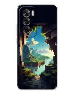 Чехол для OPPO Reno 12 с картинкой «Вид из пещеры» Чехол для OPPO Reno 12 с картинкой «Вид из пещеры»